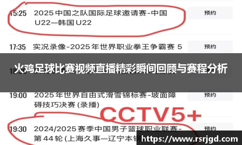 火鸡足球比赛视频直播精彩瞬间回顾与赛程分析